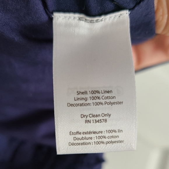 Vineyard Vines Linen Nautical Scalloped Dress - Picture 2 of 5